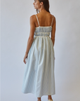 Dune Striped Midi Sundress