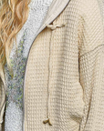 Candace Lightweight Waffle-Textured Jacket