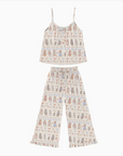 Laney Baby : Bows and Whiskers Women's Ruffle Bamboo Set