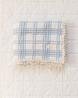 New Grain french plaid quilt - powder