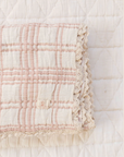 New Grain french plaid blanket - petal