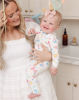 Confetti & Cake Bamboo Zip Pajamas