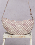 Lightweight Quilted Cross Body Saddle Bag