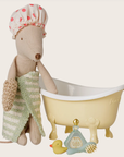 PRE ORDER Bathtub set, Mouse - Yellow Maileg