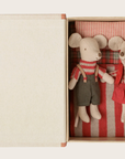 PRE ORDER Christmas twin mice, Little sister and brother in book Maileg