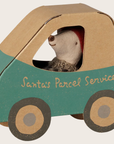 PRE ORDER Christmas mouse, Little brother in car box Maileg