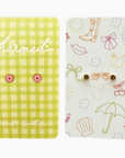Pink Flower | Hypoallergenic & Screw-Back Earrings