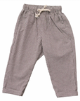 Childrens Brown Plaid Pants - Mebie Baby