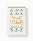 I'd Rather Be Antiquing Vinyl Sticker 3"
