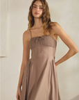 Whimsy Chocolate Smocked Dress