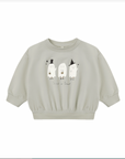 QUINCY MAE RELAXED FLEECE SWEATSHIRT TRICK OR TREAT