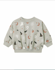QUINCY MAE RELAXED FLEECE SWEATSHIRT HALLOWEEN THINGS