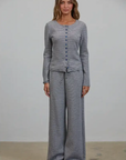Kylee Lounge Button Down Top & Pants Set