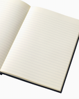 Fabric Lined Notebook, A5 Softcover - Twilight Blooms