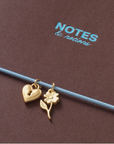 Lined Notebook, A5 Pu Softcover - Chestnut & Ink