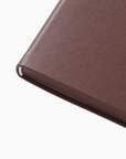 Lined Notebook, A5 Pu Softcover - Chestnut & Ink