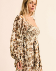 Connie Flutter Floral Romper