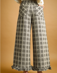 Darla Ruffle Plaid Pants