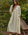 Flora Tencel Flare Maxi Dress