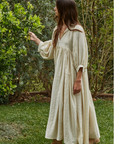 Flora Tencel Flare Maxi Dress