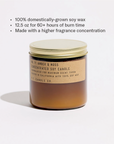 Amber & Moss - 12.5 oz Large Concentrated Candle