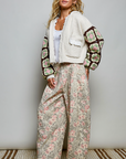 Granny Square Ruffle Cardigan