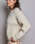 Cozy Heart Button Sweater