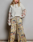 Berber Knit Pullover Granny Crochet Sweater