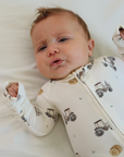 Hayride (Ribbed) Bamboo Zip Pajamas