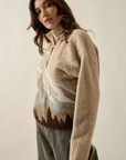 Landscape Quarter-Zip Pullover Sweater