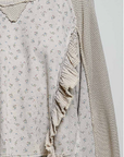 Colbie Ruffle Trim Thermal Pullover