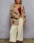 Long Sleeve Fruit Berber Cardigan
