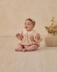 CALLIE ROMPER PINK PLAID, Quincy Mae