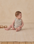 TERRY TANK + SHORT SET SKY STRIPE, Quincy Mae