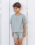 SUMMER WAFFLE SET SEA GREEN STRIPE, Rylee + Cru