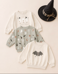 QUINCY MAE RELAXED FLEECE SWEATSHIRT BABY BATS