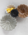Stoneware Flower Bowls