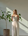 Harem Jumpsuit in Milk