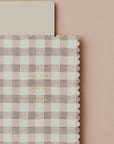 Mustard Gingham 'Baby' Card