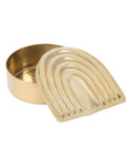Recycled Brass Rainbow Ring Box