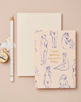 Nudes ' Happy Birthday Wonderful Lady' Card