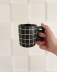 Grid Mug - Black