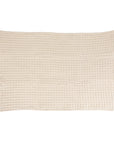 Stonewashed Cotton Waffle Weave Tea Towel, Natural