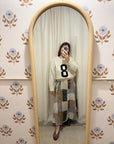 Patchwork + Denim Floral Dress