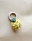 Handmade Crochet Lemon Rattle