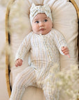 Bamboo Zip Romper | Dainty Vines
