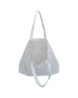 Cotton Organza Tote Bag w/ Handles, Natural