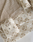 Muslin Crib Sheet | Cottage Quilt