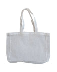 Cotton Organza Tote Bag w/ Handles, Natural