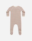 Bamboo Zip Footie Candy Stripe